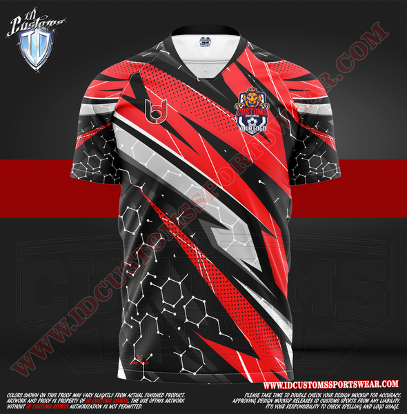 Red soccer uniforms cheap