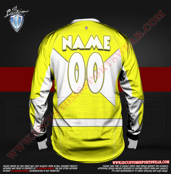 YELLOW RANGER Paintball Pro Shirt ID Customs SportsWear