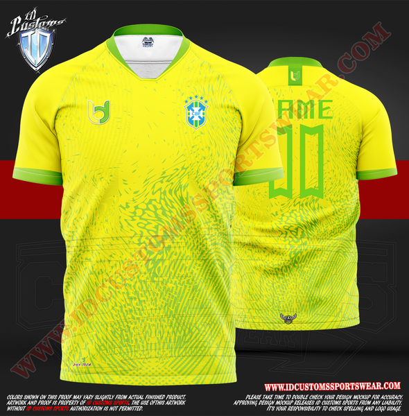 Brazil 22 23 SOCCER PRO JERSEYS – ID Customs SportsWear