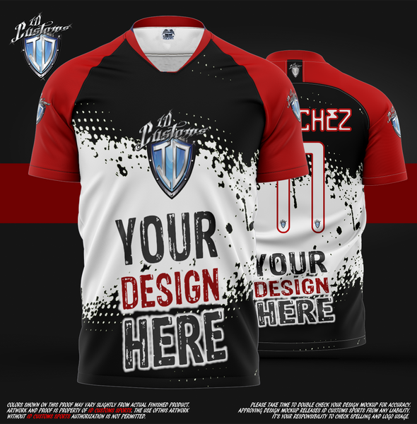 Fully Custom Paintball Jersey Your Design Here