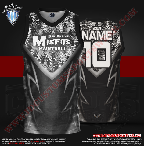 San Antonio Misfits Basketball Custom Jersey (Copy)