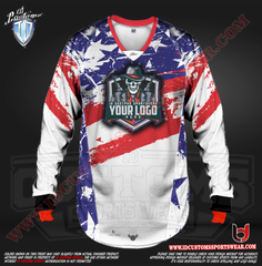 Custom Sports Wear Semi Pro Paintball Custom Sublimated Jersey Semi Pro Paintball Shirt Texas United States ID Custom Sports Wear Pro Paintball Full Custem Sublimated Jersey Reg Paintball Pro Paintball USA 1 Paintball Pro Shirt