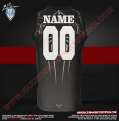 Custom Sublimated Jersey Semi Pro Paintball Shirt Texas United States ID Custom Sports Wear Pro Paintball Full Custem Sublimated Jersey Basketball Custom Jersey Full Basketball Uniform Package Black Spider