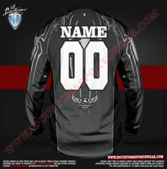 Man Black Spider Paintball Pro Shirt