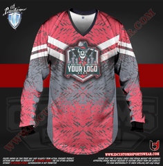 Custom Sports Wear Semi Pro Paintball Custom Sublimated Jersey Semi Pro Paintball Shirt Texas United States ID Custom Sports Wear Pro Paintball Full Custem Sublimated Jersey Reg Paintball Pro Paintball Red Hood Reg Paintball Shirt