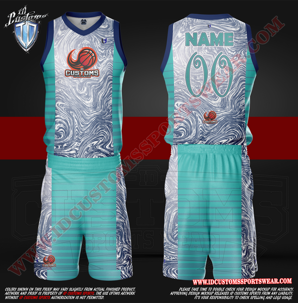 Full Basketball Uniform Package Full Sublimation Shirts Custom Sports Wear Semi Pro Paintball Custom Sublimated Jersey Semi Pro Paintball Shirt Texas United States ID Custom Sports Wear Pro Paintball Full Custem Sublimated Jersey Basketball Custom Jersey Full Basketball Uniform Package Blue Lagoon