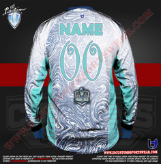 Custom Sports Wear Semi Pro Paintball Custom Sublimated Jersey Semi Pro Paintball Shirt Texas United States ID Custom Sports Wear Pro Paintball Full Custem Sublimated Jersey Reg Paintball Pro Paintball Blue Lagoon Paintball Pro Shirt