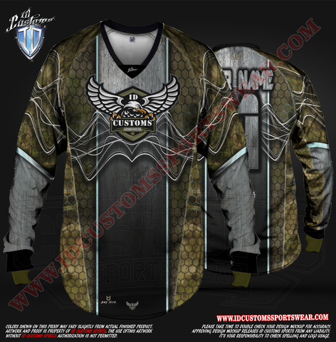 Custom Sports Wear Semi Pro Paintball Custom Sublimated Jersey Semi Pro Paintball Shirt Texas United States ID Custom Sports Wear Pro Paintball Full Custem Sublimated Jersey Reg Paintball Pro Paintball Metal Camo Paintball Pro Shirt