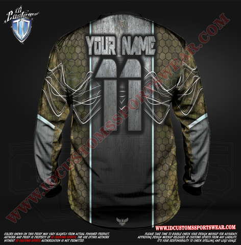 Custom Sports Wear Semi Pro Paintball Custom Sublimated Jersey Semi Pro Paintball Shirt Texas United States ID Custom Sports Wear Pro Paintball Full Custem Sublimated Jersey Reg Paintball Pro Paintball Metal Camo Reg Paintball Shirt