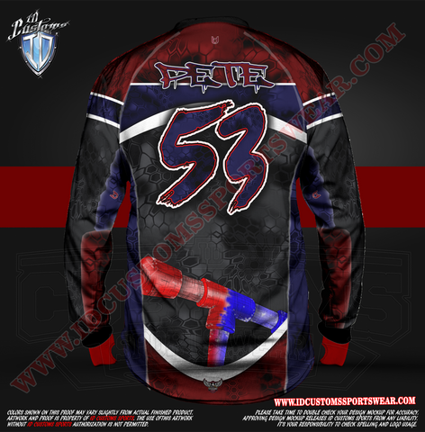 Custom Sports Wear Semi Pro Paintball Custom Sublimated Jersey Semi Pro Paintball Shirt Texas United States ID Custom Sports Wear Pro Paintball Full Custem Sublimated Jersey Reg Paintball Pro Paintball Target Reg Paintball Shirt