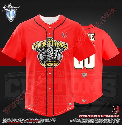 Custom Sports Wear Semi Baseball Custom Sublimated Jersey Semi Pro Paintball Shirt Texas United States ID Custom Sports Wear Pro Paintball Full Custem Sublimated Jersey Reg Paintball Baseball Red