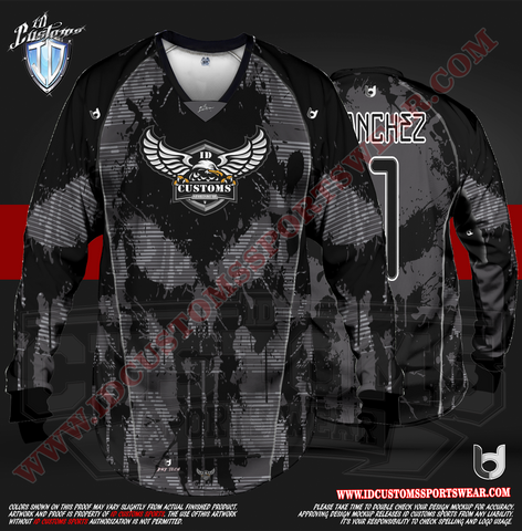 VTG CUSTOM ANIMAL PAINTBALL PRO Jersey LS Shirt MADE in USA Streetwear VTG CUSTOM ANIMAL PAINTBALL PRO Jersey LS Shirt MADE in USA Streetwear