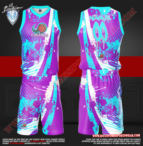 X2 Halftone Pattern Unpadded Black Custom Paintball Jerseys