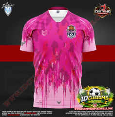 228 Hot Pink Pro Soccer Jerseys