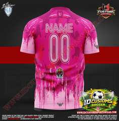 228 Hot Pink Pro Soccer Jerseys