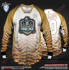 Custom Sports Wear Semi Pro Paintball Custom Sublimated Jersey Semi Pro Paintball Shirt Texas United States ID Custom Sports Wear Pro Paintball Full Custem Sublimated Jersey Reg Paintball Pro Paintball Tiger Child Paintball Pro Shirt