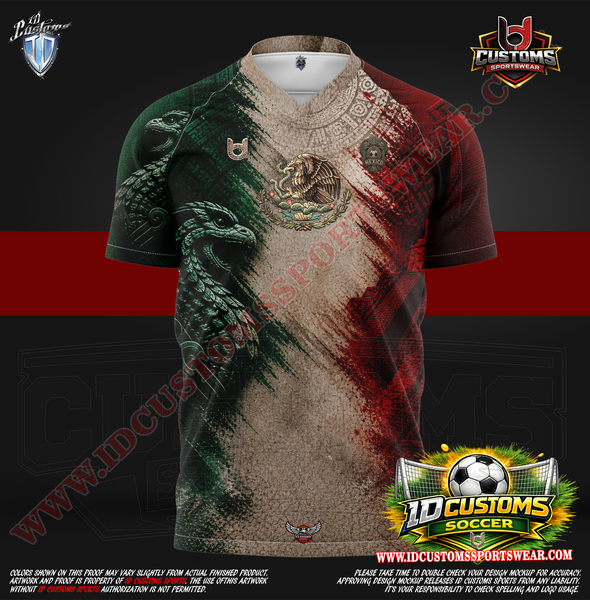 240 Mexican Warrior Pro Soccer Jerseys