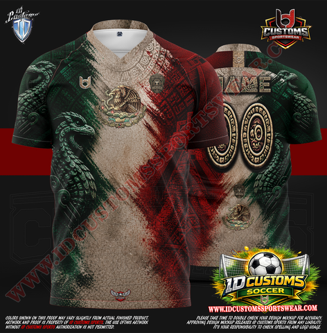 240 Mexican Warrior Pro Soccer Jerseys