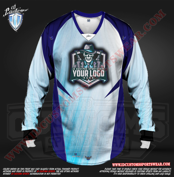 Custom Sports Wear Semi Pro Paintball Custom Sublimated Jersey Semi Pro Paintball Shirt Texas United States ID Custom Sports Wear Pro Paintball Full Custem Sublimated Jersey Reg Paintball Pro Paintball Blue Sky Paintball Pro Shirt