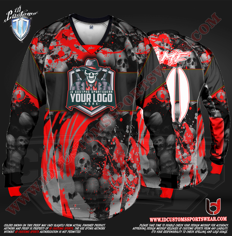 Custom Sports Wear Semi Pro Paintball Custom Sublimated Jersey Semi Pro Paintball Shirt Texas United States ID Custom Sports Wear Pro Paintball Full Custem Sublimated Jersey Reg Paintball Pro Paintball Blood In The Skull Paintball Pro Shirt