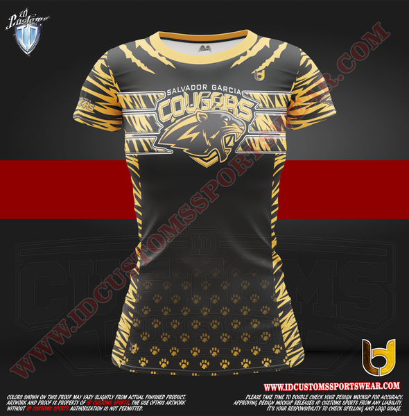 Cougars S. G. T-Shirt Girls – ID Customs SportsWear