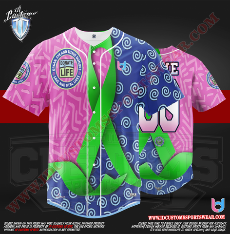 Custom Sports Wear Semi Baseball Custom Sublimated Jersey Semi Pro Paintball Shirt Texas United States ID Custom Sports Wear Pro Paintball Full Custem Sublimated Jersey Reg Paintball Baseball Donate @ Life 