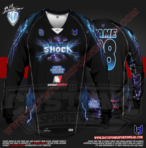 San Diego Shock Paintball Pro Shirt