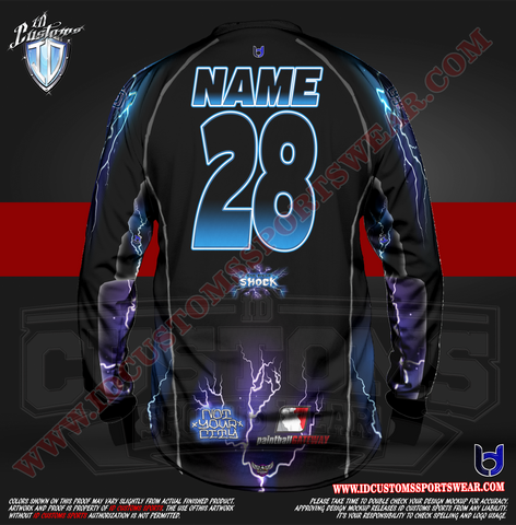 San Diego Shock Paintball Pro Shirt