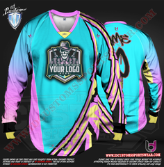 Custom Sports Wear Semi Pro Paintball Custom Sublimated Jersey Semi Pro Paintball Shirt Texas United States ID Custom Sports Wear Pro Paintball Full Custem Sublimated Jersey Reg Paintball Pro Paintball Sweet Tooth Paintball Pro Shirt