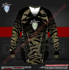 Custom Sports Wear Semi Pro Paintball Custom Sublimated Jersey Semi Pro Paintball Shirt Texas United States ID Custom Sports Wear Pro Paintball Full Custem Sublimated Jersey Reg Paintball Pro Paintball The Tiger Reg Paintball Shirt