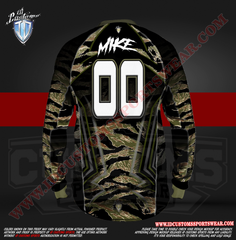 Custom Sports Wear Semi Pro Paintball Custom Sublimated Jersey Semi Pro Paintball Shirt Texas United States ID Custom Sports Wear Pro Paintball Full Custem Sublimated Jersey Reg Paintball Pro Paintball The Tiger Reg Paintball Shirt