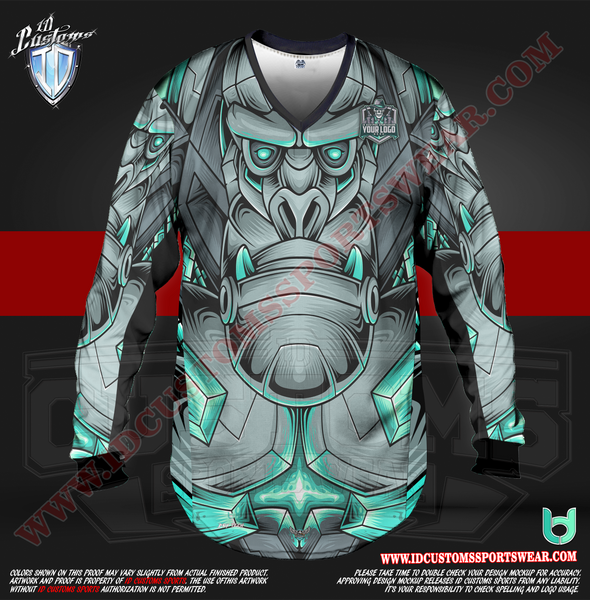 Custom Sports Wear Semi Pro Paintball Custom Sublimated Jersey Semi Pro Paintball Shirt Texas United States ID Custom Sports Wear Pro Paintball Full Custem Sublimated Jersey Reg Paintball Pro Paintball Transformer Gorilla Reg Paintball Shirt