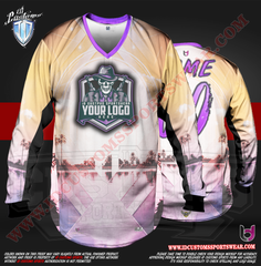 Custom Sports Wear Semi Pro Paintball Custom Sublimated Jersey Semi Pro Paintball Shirt Texas United States ID Custom Sports Wear Pro Paintball Full Custem Sublimated Jersey Reg Paintball Pro Paintball Scar Face Reg Paintball Shirt