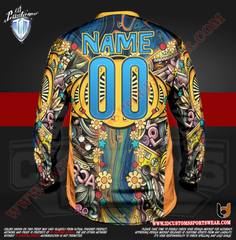 Custom Sports Wear Semi Pro Paintball Custom Sublimated Jersey Semi Pro Paintball Shirt Texas United States ID Custom Sports Wear Pro Paintball Full Custem Sublimated Jersey Reg Paintball Pro Paintball Psychedelic Reg Paintball Shirt