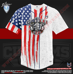 Custom Sports Wear Semi Baseball Custom Sublimated Jersey Semi Pro Paintball Shirt Texas United States ID Custom Sports Wear Pro Paintball Full Custem Sublimated Jersey Reg Paintball Baseball Summer USA Baseball Jersey