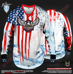 Custom Sports Wear Semi Pro Paintball Custom Sublimated Jersey Semi Pro Paintball Shirt Texas United States ID Custom Sports Wear Pro Paintball Full Custem Sublimated Jersey Reg Paintball Pro Paintball Summer USA Paintball Pro Shirt