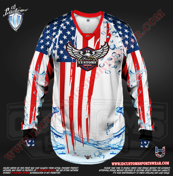 Custom Sports Wear Semi Pro Paintball Custom Sublimated Jersey Semi Pro Paintball Shirt Texas United States ID Custom Sports Wear Pro Paintball Full Custem Sublimated Jersey Reg Paintball Pro Paintball Summer USA Paintball Pro Shirt