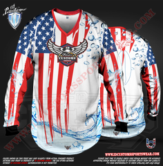 Custom Sports Wear Semi Pro Paintball Custom Sublimated Jersey Semi Pro Paintball Shirt Texas United States ID Custom Sports Wear Pro Paintball Full Custem Sublimated Jersey Reg Paintball Pro Paintball Sumer USA Paintball Shirt