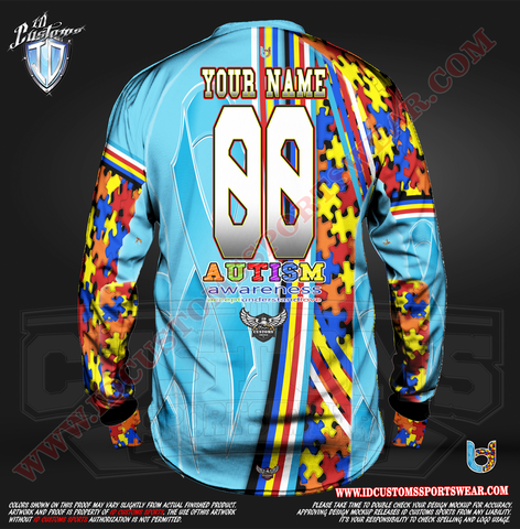 Custom Sports Wear Semi Pro Paintball Custom Sublimated Jersey Semi Pro Paintball Shirt Texas United States ID Custom Sports Wear Pro Paintball Full Custem Sublimated Jersey Reg Paintball Pro Paintball Autism Awareness Paintball Pro Shirt