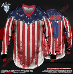 Custom Sports Wear Semi Pro Paintball Custom Sublimated Jersey Semi Pro Paintball Shirt Texas United States ID Custom Sports Wear Pro Paintball Full Custem Sublimated Jersey Reg Paintball Pro Paintball 4th of July Paintball Shirt