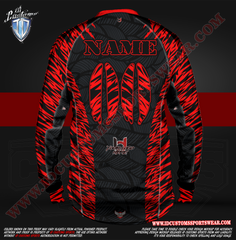 Custom Sports Wear Semi Pro Paintball Custom Sublimated Jersey Semi Pro Paintball Shirt Texas United States ID Custom Sports Wear Pro Paintball Full Custem Sublimated Jersey Reg Paintball Pro Paintball Red Tiger Paintball Pro Shirt