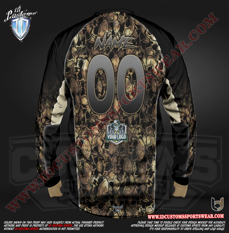 Custom Sports Wear Semi Pro Paintball Custom Sublimated Jersey Semi Pro Paintball Shirt Texas United States ID Custom Sports Wear Pro Paintball Full Custem Sublimated Jersey Reg Paintball Pro Paintball The Skulls Paintball Pro Shirt