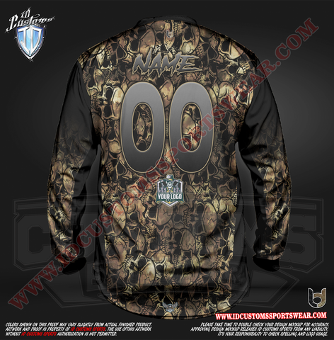 Custom Sports Wear Semi Pro Paintball Custom Sublimated Jersey Semi Pro Paintball Shirt Texas United States ID Custom Sports Wear Pro Paintball Full Custem Sublimated Jersey Reg Paintball Pro Paintball The Skulls Paintball Shirt