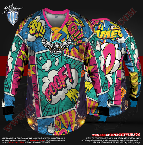 Custom Sports Wear Semi Pro Paintball Custom Sublimated Jersey Semi Pro Paintball Shirt Texas United States ID Custom Sports Wear Pro Paintball Full Custem Sublimated Jersey Reg Paintball Pro Paintball BadaBoom Paintball Shirt