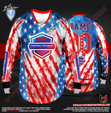 Paintball Republic USA 3 Paintball Pro Shirt (Copy) (Copy)