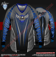 Custom Sports Wear Semi Pro Paintball Custom Sublimated Jersey Semi Pro Paintball Shirt Texas United States ID Custom Sports Wear Pro Paintball Full Custem Sublimated Jersey Reg Paintball Pro Paintball Metal Ground Paintball Pro Shirt