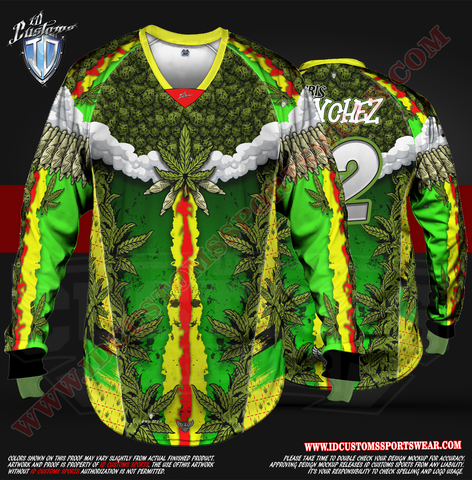 Custom Sports Wear Semi Pro Paintball Custom Sublimated Jersey Semi Pro Paintball Shirt Texas United States ID Custom Sports Wear Pro Paintball Full Custem Sublimated Jersey Reg Paintball Pro Paintball Puff Puff and Pass Paintball Shirt