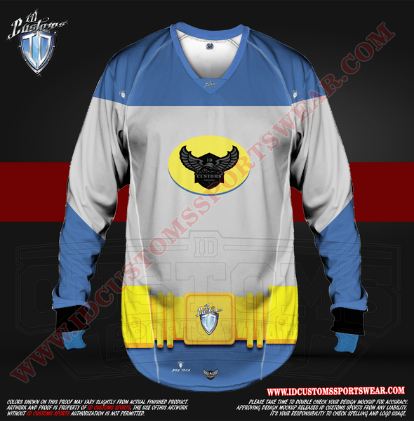 Custom Sports Wear Semi Pro Paintball Custom Sublimated Jersey Semi Pro Paintball Shirt Texas United States ID Custom Sports Wear Pro Paintball Full Custem Sublimated Jersey Reg Paintball Pro Paintball Bad Dude Paintball Shirt