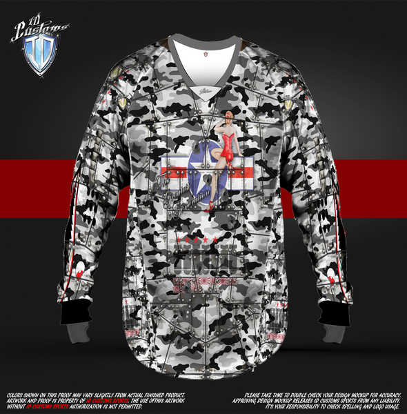 Custom Sports Wear Semi Pro Paintball Custom Sublimated Jersey Semi Pro Paintball Shirt Texas United States ID Custom Sports Wear Pro Paintball Full Custem Sublimated Jersey Reg Paintball Pro Paintball Greatest Generation W Paintball Pro Shirt