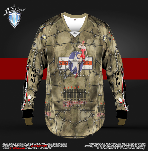 Custom Sports Wear Semi Pro Paintball Custom Sublimated Jersey Semi Pro Paintball Shirt Texas United States ID Custom Sports Wear Pro Paintball Full Custem Sublimated Jersey Reg Paintball Pro Paintball Greatest Generation Paintball Shirt